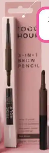 Priceline 1000HOUR 3-In-1 Brow Pencil Dark Brown offer
