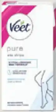 Priceline Veet PURE Cold Wax Strips Legs & Body Sensitive Skin offer