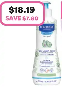 Priceline Mustela Gentle Cleansing Gel for Normal Skin offer
