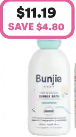 Priceline Bunjie Baby Bubble Bath offer
