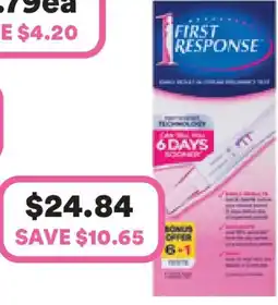 Priceline First Response Early Result In-Stream Pregnancy Test offer