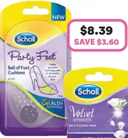 Priceline Scholl Party Feet Ball of Foot Cushion offer