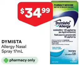 Priceline Dymista allergy nasal spray offer