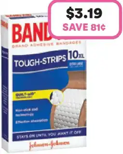 Priceline Band-aid tough-strips xl bandages offer