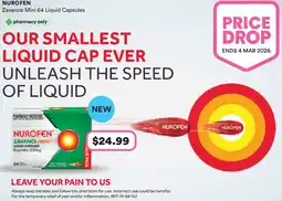 Priceline Nurofen Zavance Mini offer