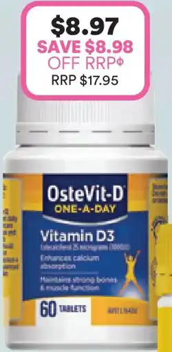 Priceline Ostevit-d one-a-day vitamin d3 offer