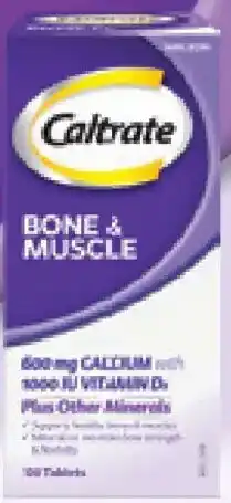 Priceline Caltrate Bone & Muscle offer