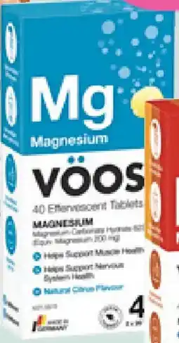 Priceline Vöost mg magnesium natural citrus flavour offer