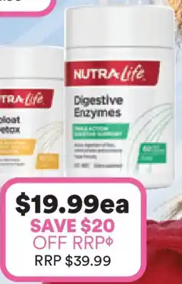 Priceline Nutra-Life Digestive Enzymes offer