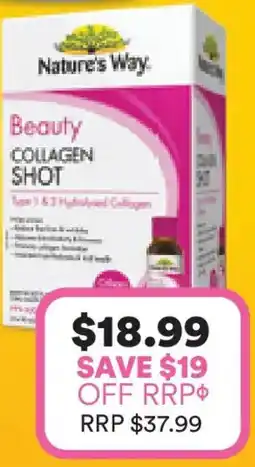 Priceline Nature's Way Beauty Collagen Shot offer