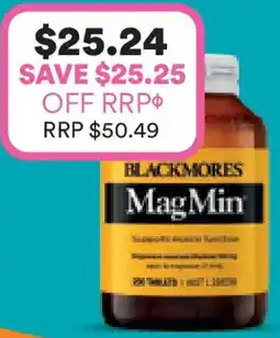 Priceline Blackmores MagMin offer