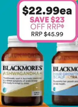 Priceline Blackmores ashwagandha offer