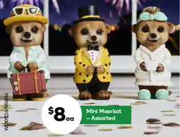 Woolworths Mini Meerkat - Assorted offer