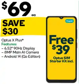 Woolworths Optus X Plus offer