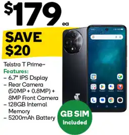 Woolworths Telstra T Prime offer