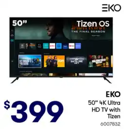 Woolworths Εκο 50" 4k ultra hd tv with tizen offer