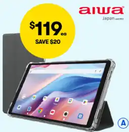 Woolworths A. aiwa 8.68" tablet offer