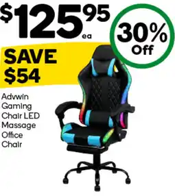 Woolworths Advwin gaming chair led massage office chair offer