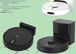 Officeworks B. Sweeping & mopping auto-empty charging base $299 offer