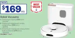 Officeworks C. Sweeping & mopping auto-empty station & pet accessories offer