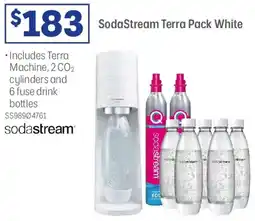 Officeworks SodaStream Terra Pack White offer