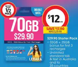 Coles $29.90 Starter Pack offer