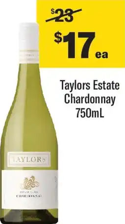 Coles Taylors Estate Chardonnay offer