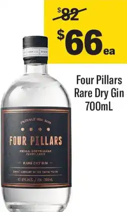 Coles Four Pillars Rare Dry Gin offer