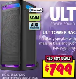JB Hi-Fi Ult tower 9ac offer