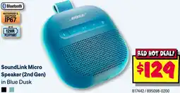 JB Hi-Fi SoundLink Micro Speaker (2nd Gen) in Blue Dusk offer