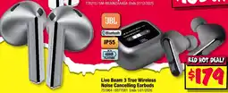 JB Hi-Fi Live Beam 3 True Wireless Noise Cancelling Earbuds offer