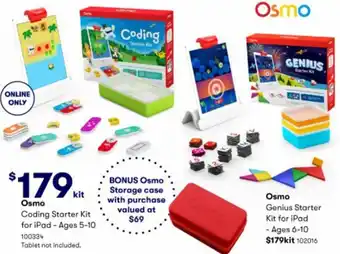 BIG W Osmo Coding Starter Kit For iPad-Ages 5-10 offer