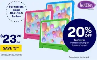 BIG W Techxtras Portable Bumper Tablet Cases offer