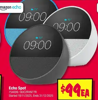 JB Hi-Fi Echo Spot offer