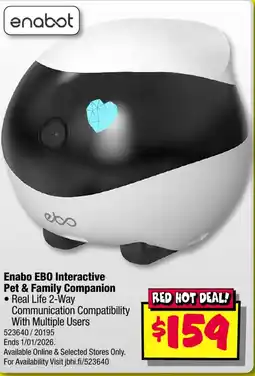 JB Hi-Fi Enabo EBO Interactive Pet & Family Companion offer