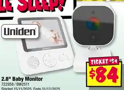 JB Hi-Fi 2.8" Baby Monitor offer