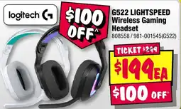JB Hi-Fi G522 LIGHTSPEED Wireless Gaming Headset offer