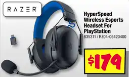 JB Hi-Fi HyperSpeed Wireless Esports Headset For PlayStation offer