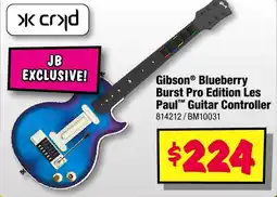 JB Hi-Fi Gibson Blueberry Burst Pro Edition Les Paul Guitar Controller offer
