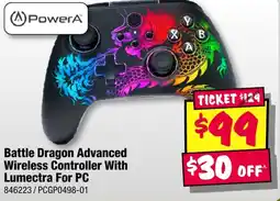JB Hi-Fi Battle Dragon Advanced Wireless Controller With Lumectra For PC offer