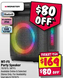 JB Hi-Fi MT-F5 Party Speaker offer