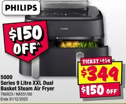 JB Hi-Fi Series XXL Dual Basket Steam Air Fryer offer
