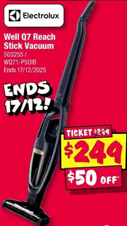 JB Hi-Fi Well Q7 Reach Stick Vacuum offer