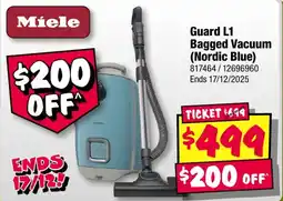 JB Hi-Fi Guard L1 Bagged Vacuum offer