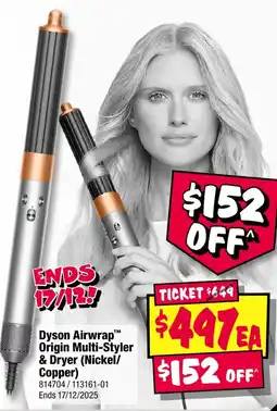 JB Hi-Fi Dyson Airwrap™ Origin Multi-Styler & Dryer offer