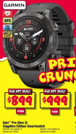 JB Hi-Fi Epix™ Pro (Gen 2) Sapphire Edition Smartwatch offer