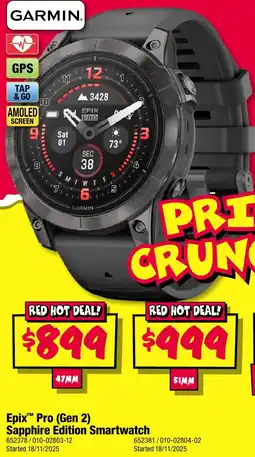 JB Hi-Fi Epix™ Pro (Gen 2) Sapphire Edition Smartwatch offer