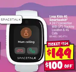 JB Hi-Fi Loop Kids 4G Smartwatch offer