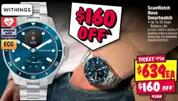 JB Hi-Fi ScanWatch Nova Smartwatch offer