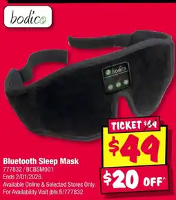 JB Hi-Fi Bluetooth Sleep Mask offer